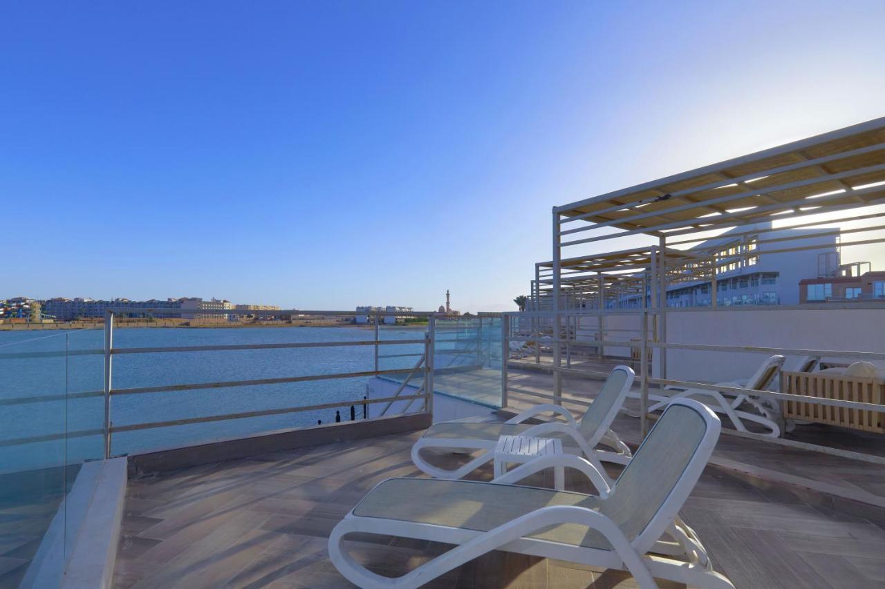 Bellagio Beach Resort&Spa Hurghada Esterno foto View from the rooftop